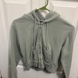 Seafoam Green Cropped Jacket